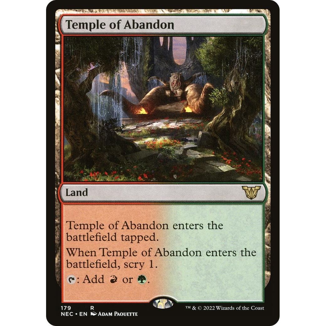 Image for Temple of Abandon (179) (NEC) - Magic: The Gathering