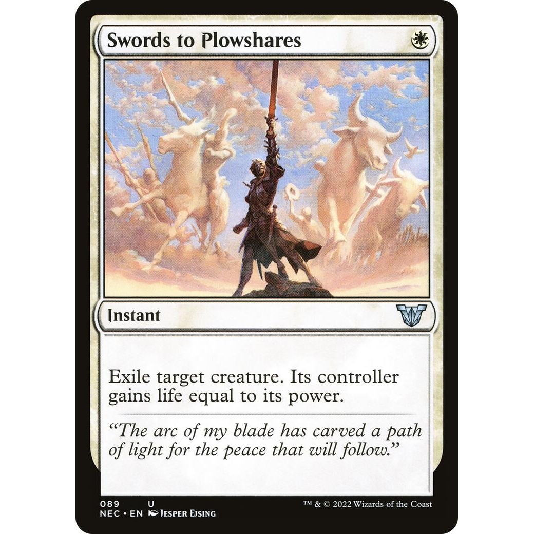 Image for Swords to Plowshares (89) (NEC) - Magic: The Gathering