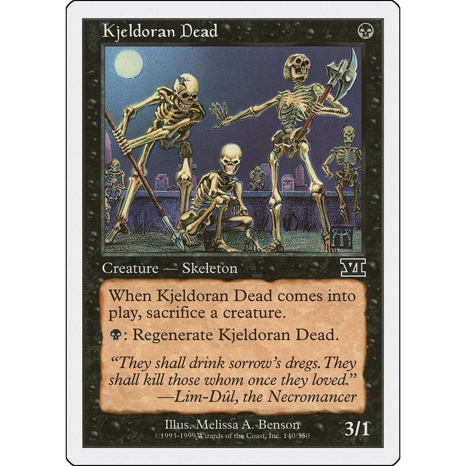 Image for Kjeldoran Dead (140) (6ED) - Magic: The Gathering