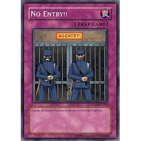 Image for No Entry!! (GLAS-EN064) (GLAS) - YuGiOh
