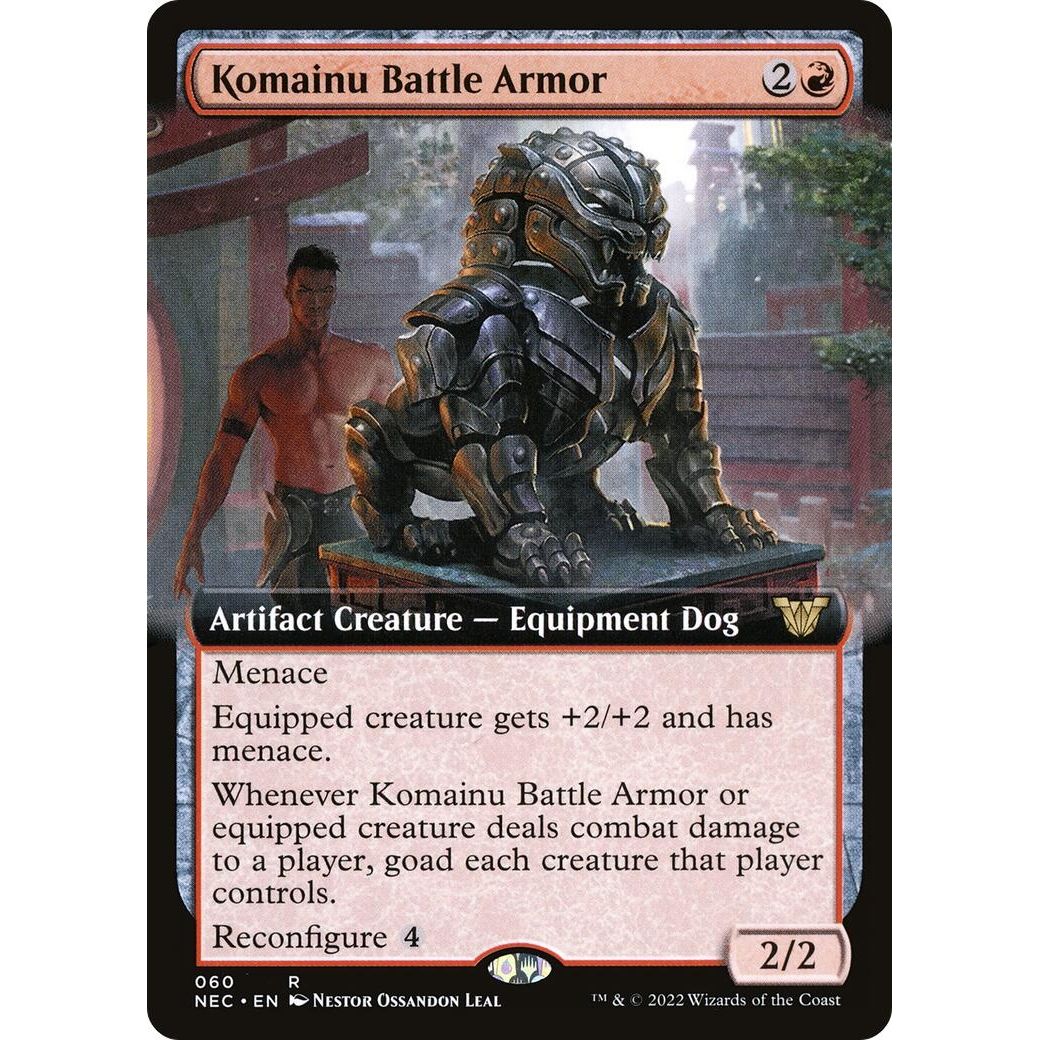 Image for Komainu Battle Armor (Extended Art) (60) (NEC) - Magic: The Gathering