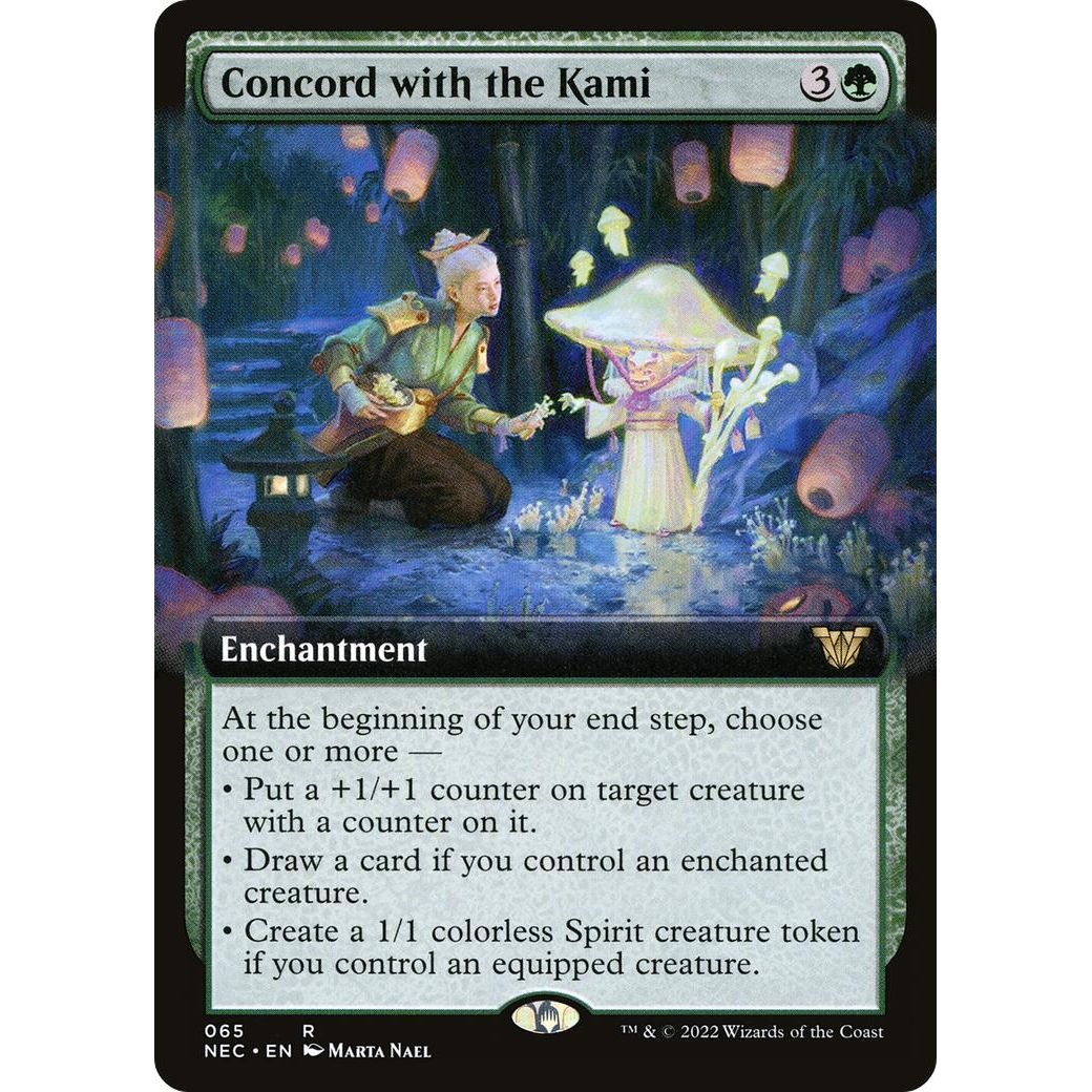 Image for Concord with the Kami (Extended Art) (65) (NEC) - Magic: The Gathering