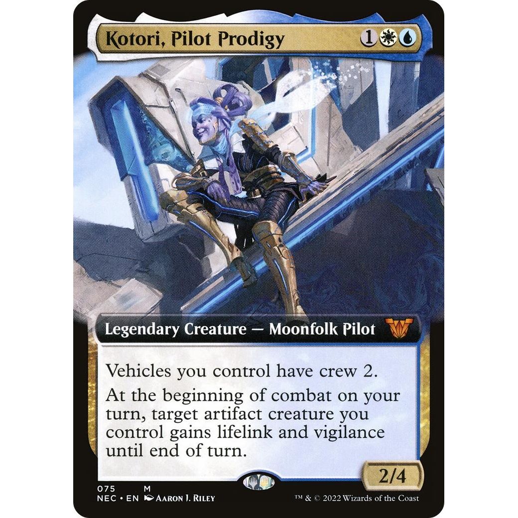 Image for Kotori, Pilot Prodigy (Extended Art) (75) (NEC) - Magic: The Gathering
