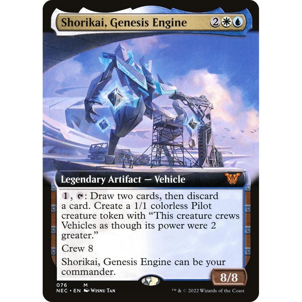 Image for Shorikai, Genesis Engine (Extended Art) (76) (NEC) - Magic: The Gathering