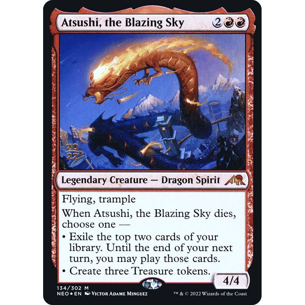 Image for Atsushi, the Blazing Sky (134) (PRE) - Magic: The Gathering