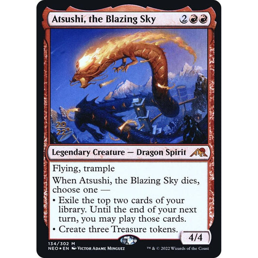 Image for Atsushi, the Blazing Sky (134) (PRE) - Magic: The Gathering