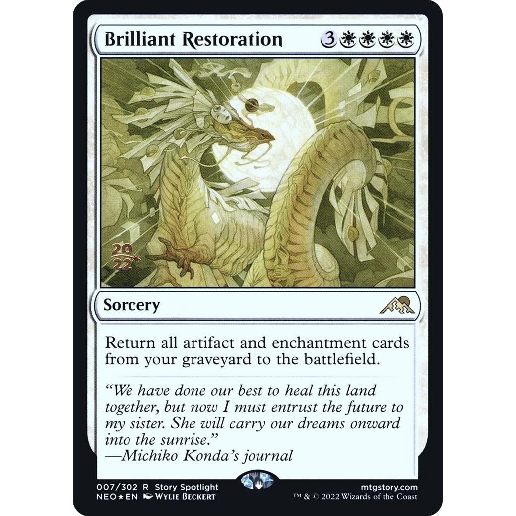 Image for Brilliant Restoration (7) (PRE) - Magic: The Gathering