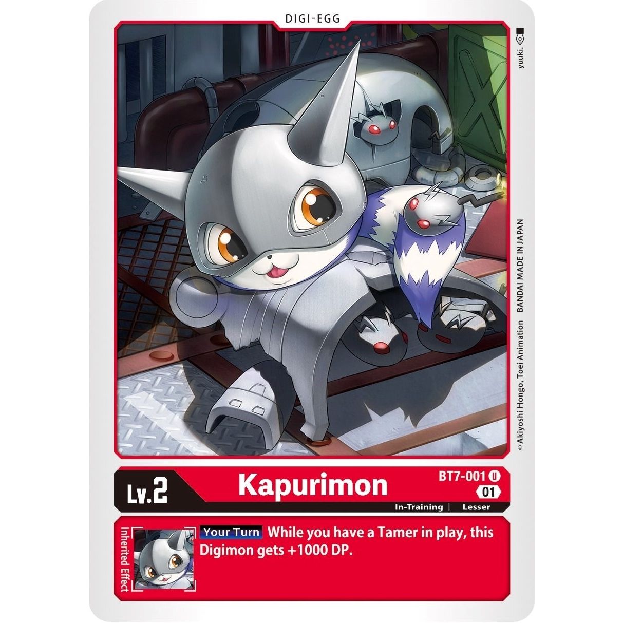 Image for Kapurimon (BT7-001 U) (BT07) - Digimon Card Game