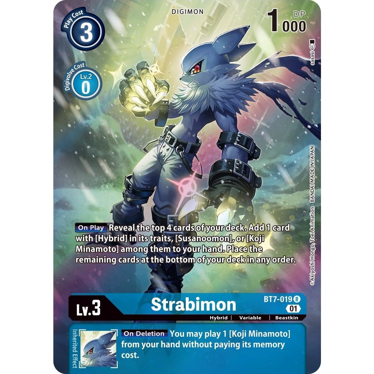 Image for Strabimon (Alternate Art) (BT7-019 R) (BT07) - Digimon Card Game