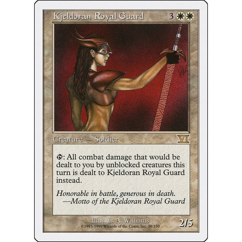 Image for Kjeldoran Royal Guard (28) (6ED) - Magic: The Gathering