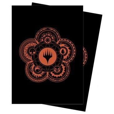 Image for Mana 7: Color Wheel Standard Deck Protector sleeves for Magic (100-Pack) - Card Sleeves