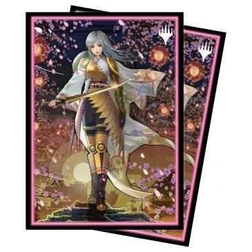 Image for Kamigawa: Neon Dynasty The Wandering Emperor (V1) Standard Deck Protector sleeves for Magic (100-Pack) - Card Sleeves