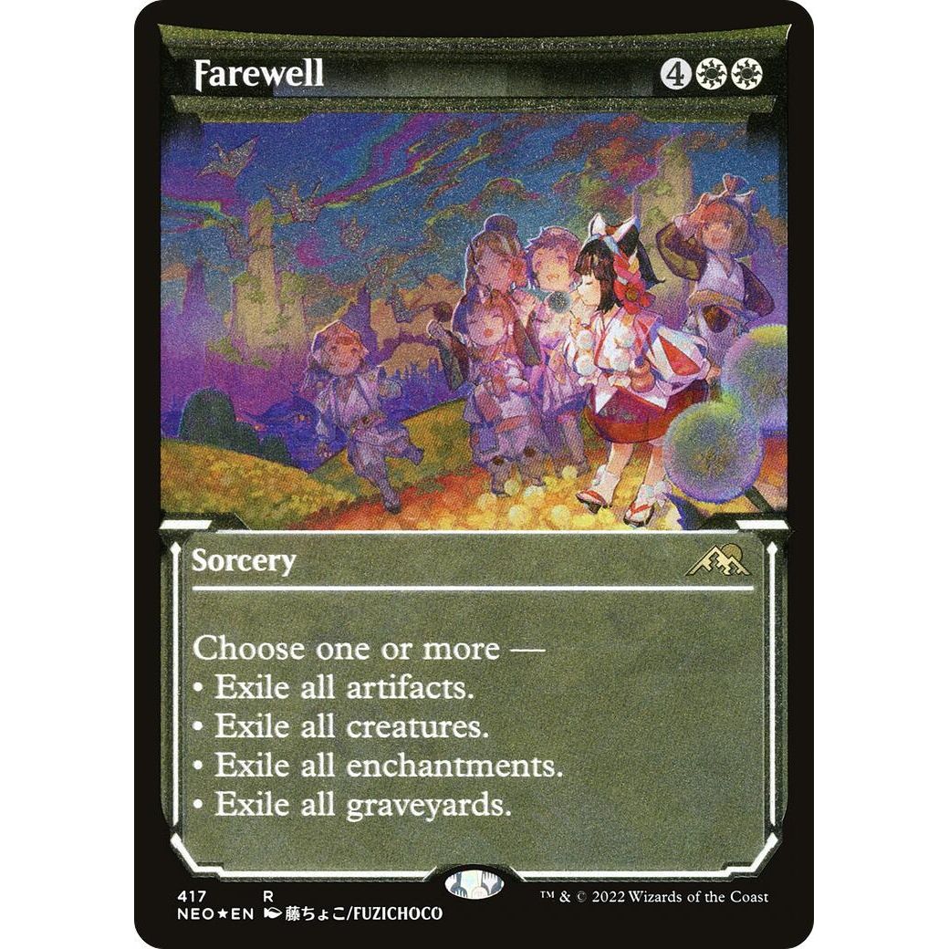 Image for Farewell (Showcase) (Foil Etched) (417) (NEO) - Magic: The Gathering
