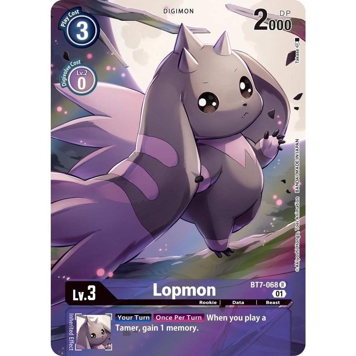 Image for Lopmon (Alternate Art) (BT7-068 R) (BT07) - Digimon Card Game