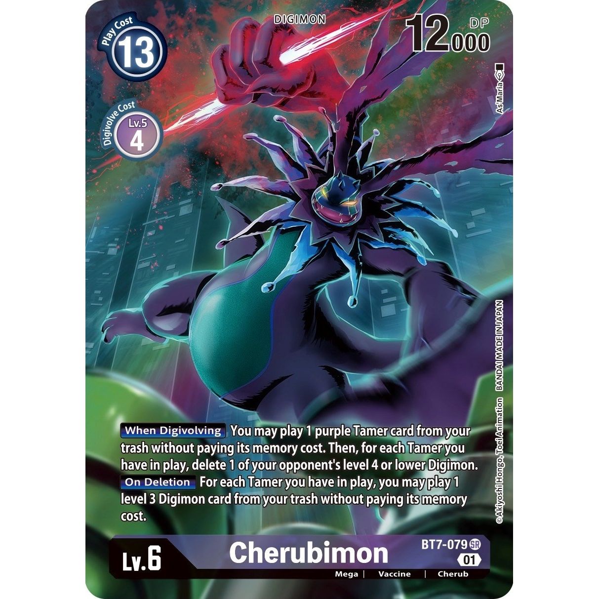 Image for Cherubimon (Alternate Art) (BT7-079 SR) (BT07) - Digimon Card Game