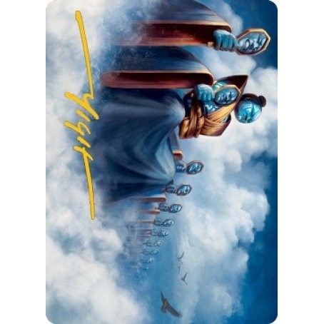 Image for Myojin of Cryptic Dreams Art Card (Gold-Stamped Signature) (7) (ASNEO) - Magic: The Gathering