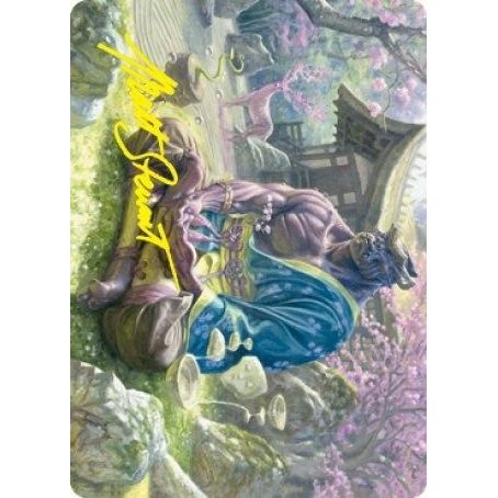 Image for Kosei, Penitent Warlord Art Card (Gold-Stamped Signature) (8) (ASNEO) - Magic: The Gathering