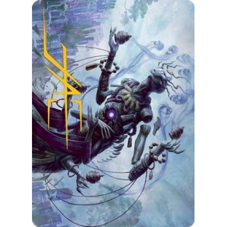 Image for Myojin of Grim Betrayal Art Card (Gold-Stamped Signature) (9) (ASNEO) - Magic: The Gathering