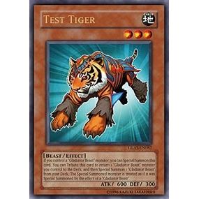 Image for Test Tiger (GLAS-EN082) (GLAS) - YuGiOh