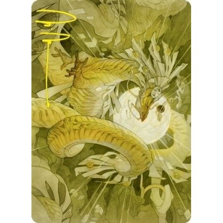 Image for Brilliant Restoration Art Card (Gold-Stamped Signature) (22) (ASNEO) - Magic: The Gathering