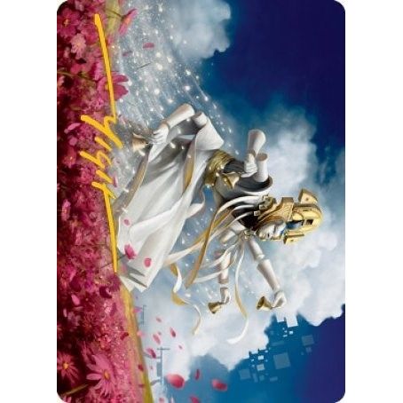 Image for Myojin of Blooming Dawn Art Card (Gold-Stamped Signature) (33) (ASNEO) - Magic: The Gathering