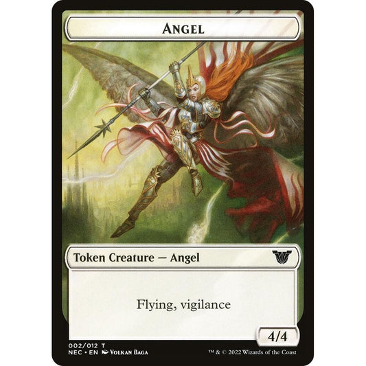 Image for Angel // Elephant Double-Sided Token (2 // 8) (NEC) - Magic: The Gathering