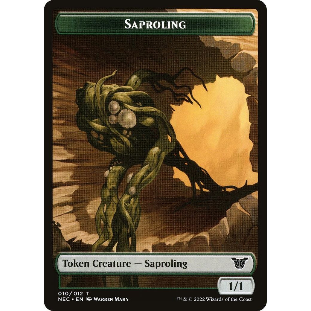 Image for Saproling // Spirit (002) Double-Sided Token (10 // 2) (NEC) - Magic: The Gathering
