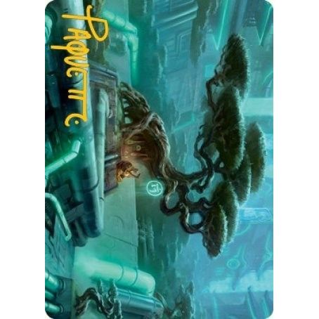 Image for Forest (292) Art Card (Gold-Stamped Signature) (44) (ASNEO) - Magic: The Gathering