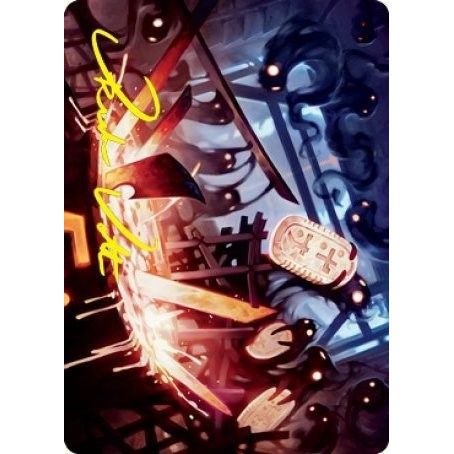 Image for Smoke Spirits' Aid Art Card (Gold-Stamped Signature) (41) (ASNEO) - Magic: The Gathering