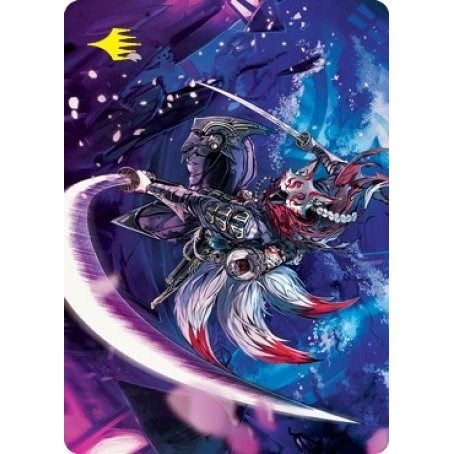 Image for Blade-Blizzard Kitsune Art Card (Gold-Stamped Signature) (47) (ASNEO) - Magic: The Gathering