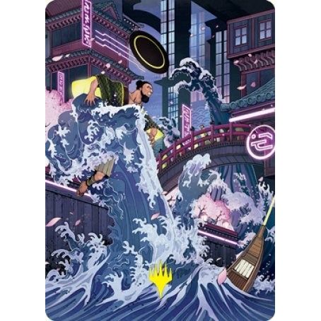 Image for Invoke Despair Art Card (Gold-Stamped Signature) (57) (ASNEO) - Magic: The Gathering
