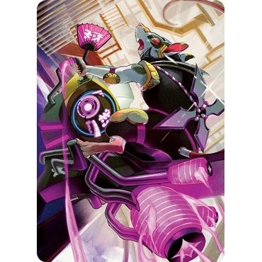 Image for Nashi, Moon Sage's Scion Art Card (59) (ASNEO) - Magic: The Gathering