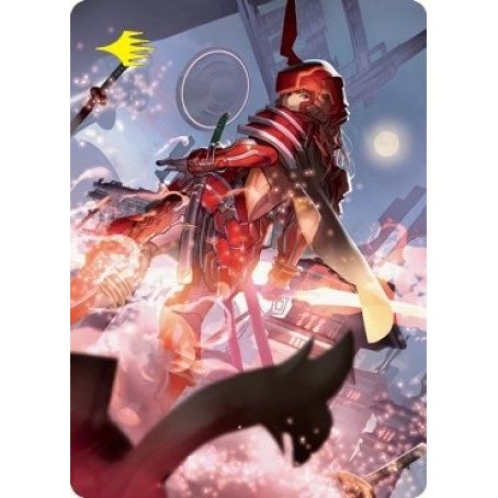 Image for Peerless Samurai Art Card (Gold-Stamped Signature) (63) (ASNEO) - Magic: The Gathering