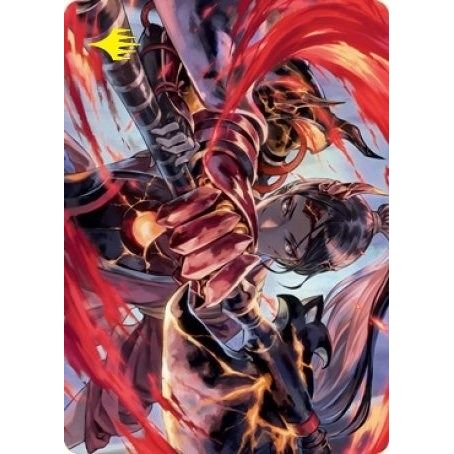 Image for Risona, Asari Commander Art Card (Gold-Stamped Signature) (72) (ASNEO) - Magic: The Gathering
