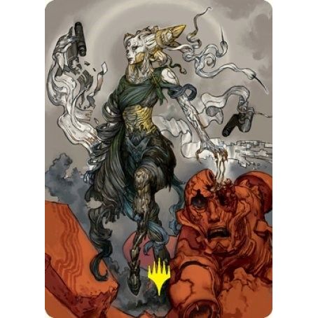Image for Tamiyo, Compleated Sage Art Card (Gold-Stamped Signature) (76) (ASNEO) - Magic: The Gathering