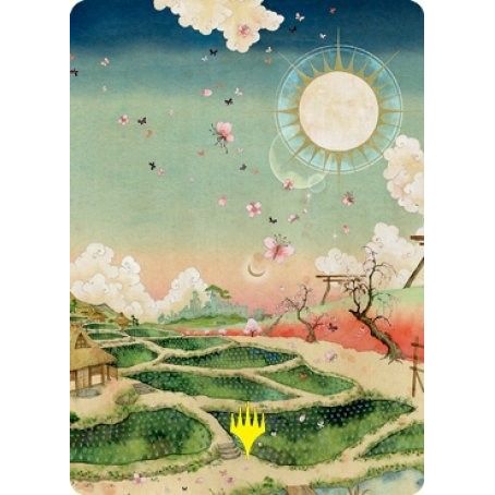 Image for Plains (293) Art Card (79/81) (Gold-Stamped Signature) (79) (ASNEO) - Magic: The Gathering