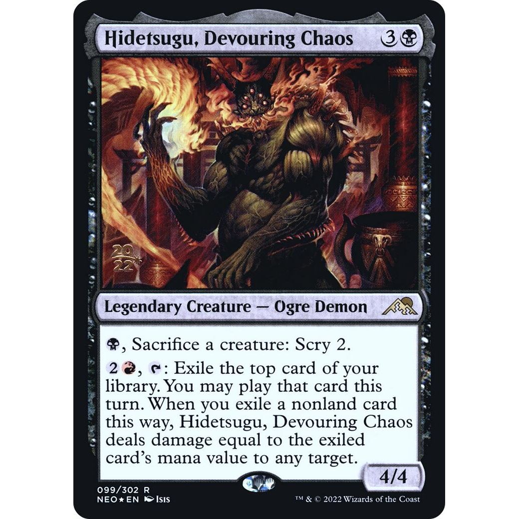 Image for Hidetsugu, Devouring Chaos (99) (PRE) - Magic: The Gathering