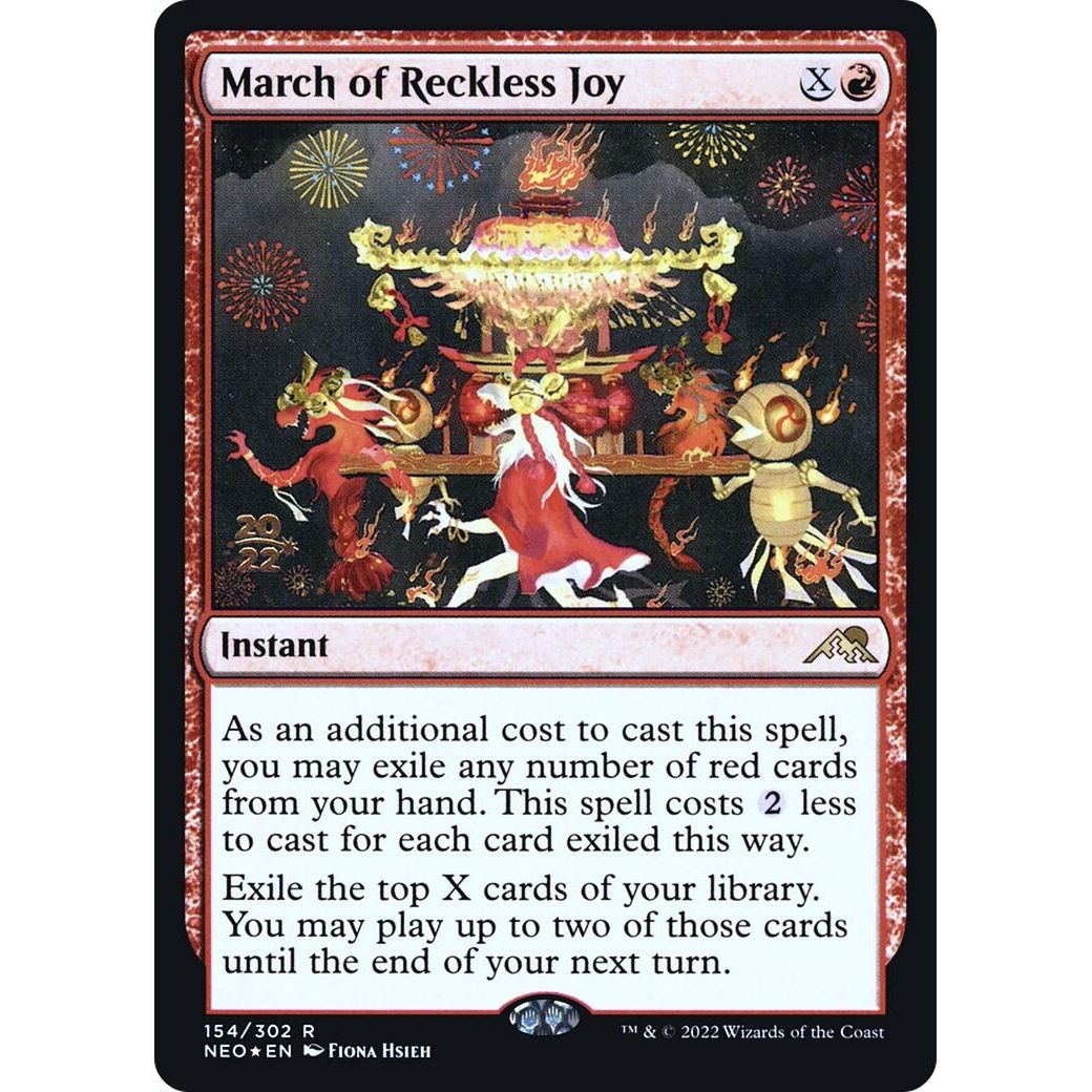 Image for March of Reckless Joy (154) (PRE) - Magic: The Gathering
