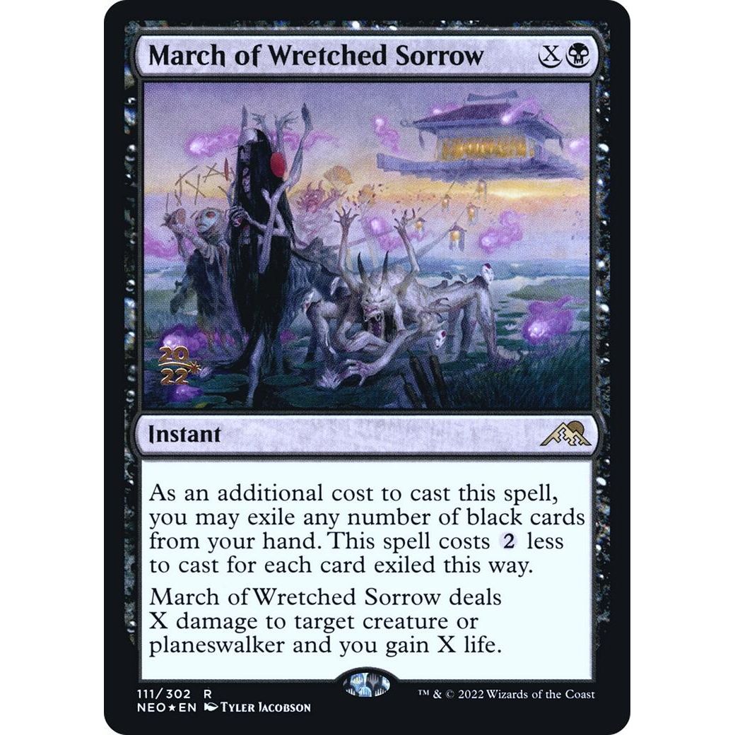 Image for March of Wretched Sorrow (111) (PRE) - Magic: The Gathering