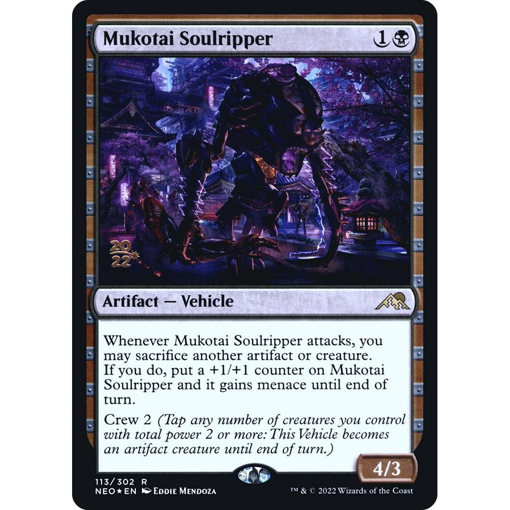 Image for Mukotai Soulripper (113) (PRE) - Magic: The Gathering