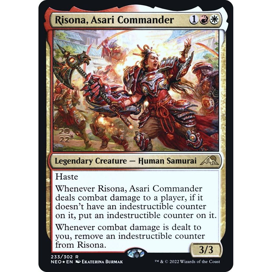 Image for Risona, Asari Commander (233) (PRE) - Magic: The Gathering