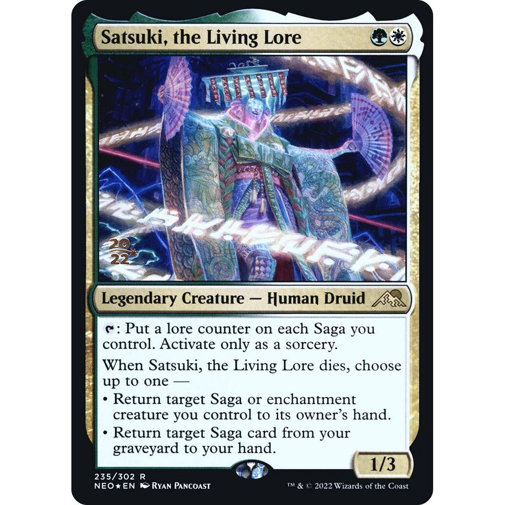 Image for Satsuki, the Living Lore (235) (PRE) - Magic: The Gathering