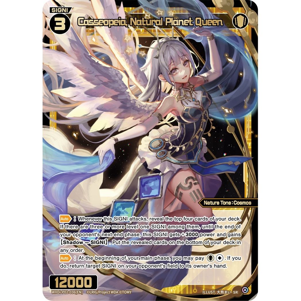 Image for Casseopeia, Natural Planet Queen (WXDi-P02-036[EN]) (WXDi-P02) - WIXOSS