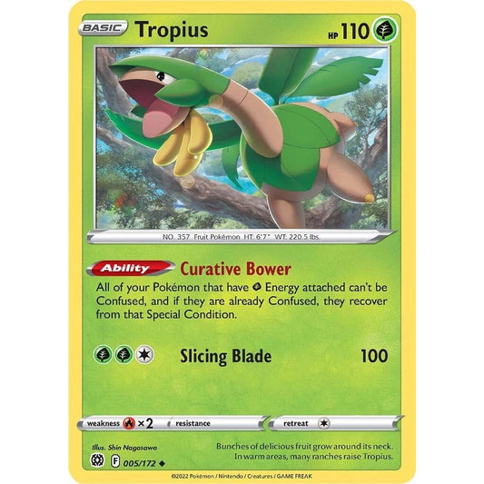 Image for Tropius (005/172) (SWSH09) - Pokemon