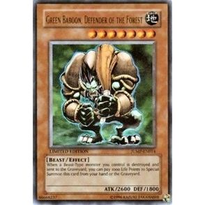 Image for Green Baboon, Defender of the Forest (JUMP-EN014) (SJMP) - YuGiOh