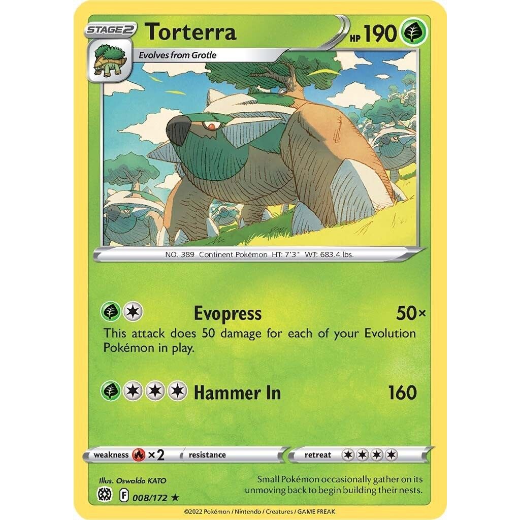 Image for Torterra (008/172) (SWSH09) - Pokemon