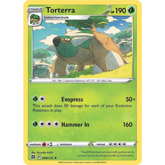 Image for Torterra (008/172) (SWSH09) - Pokemon
