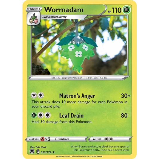 Image for Wormadam (10) (010/172) (SWSH09) - Pokemon