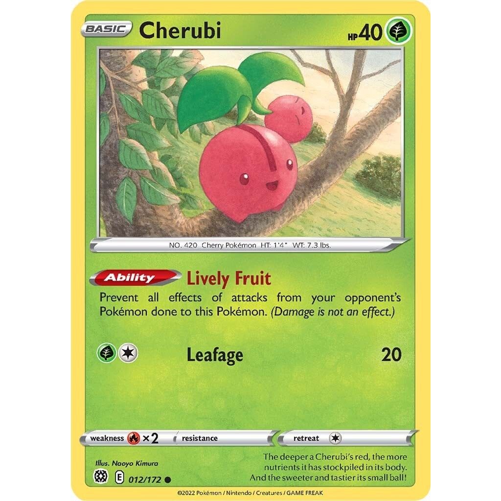 Image for Cherubi (012/172) (SWSH09) - Pokemon