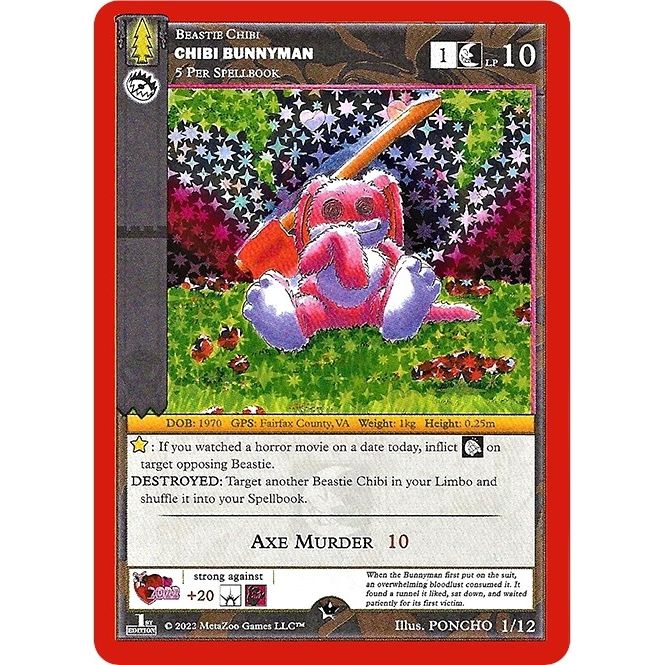 Image for Chibi Bunnyman (1/12) (VD22) - MetaZoo